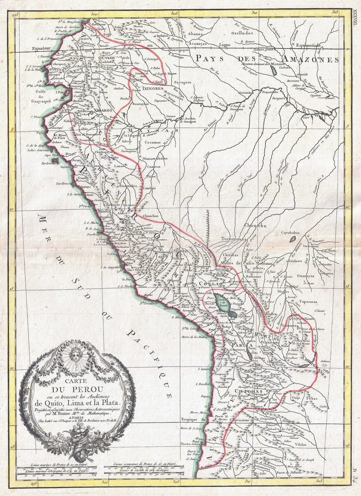 zemljevid stari zemljevid Peru