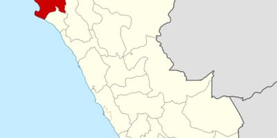 Zemljevid piura Peru
